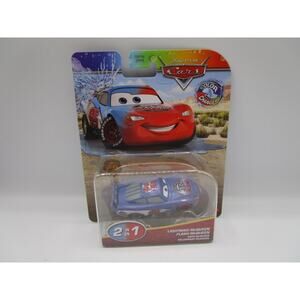 Disney Pixar Cars Race & Rescue Lightning McQueen Color Changers 2 In 1 Car